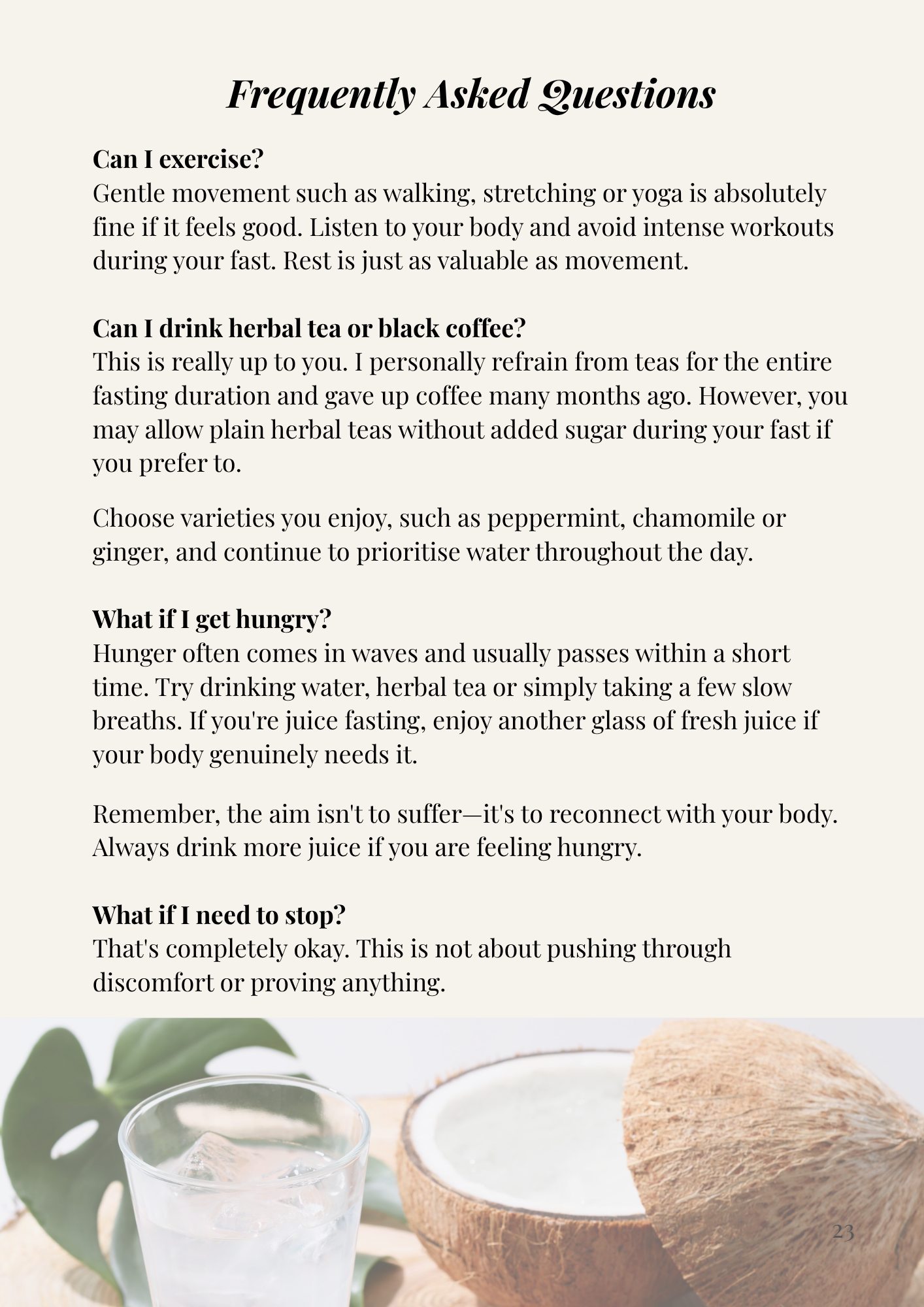 The Raw Food Glow Fasting Circle