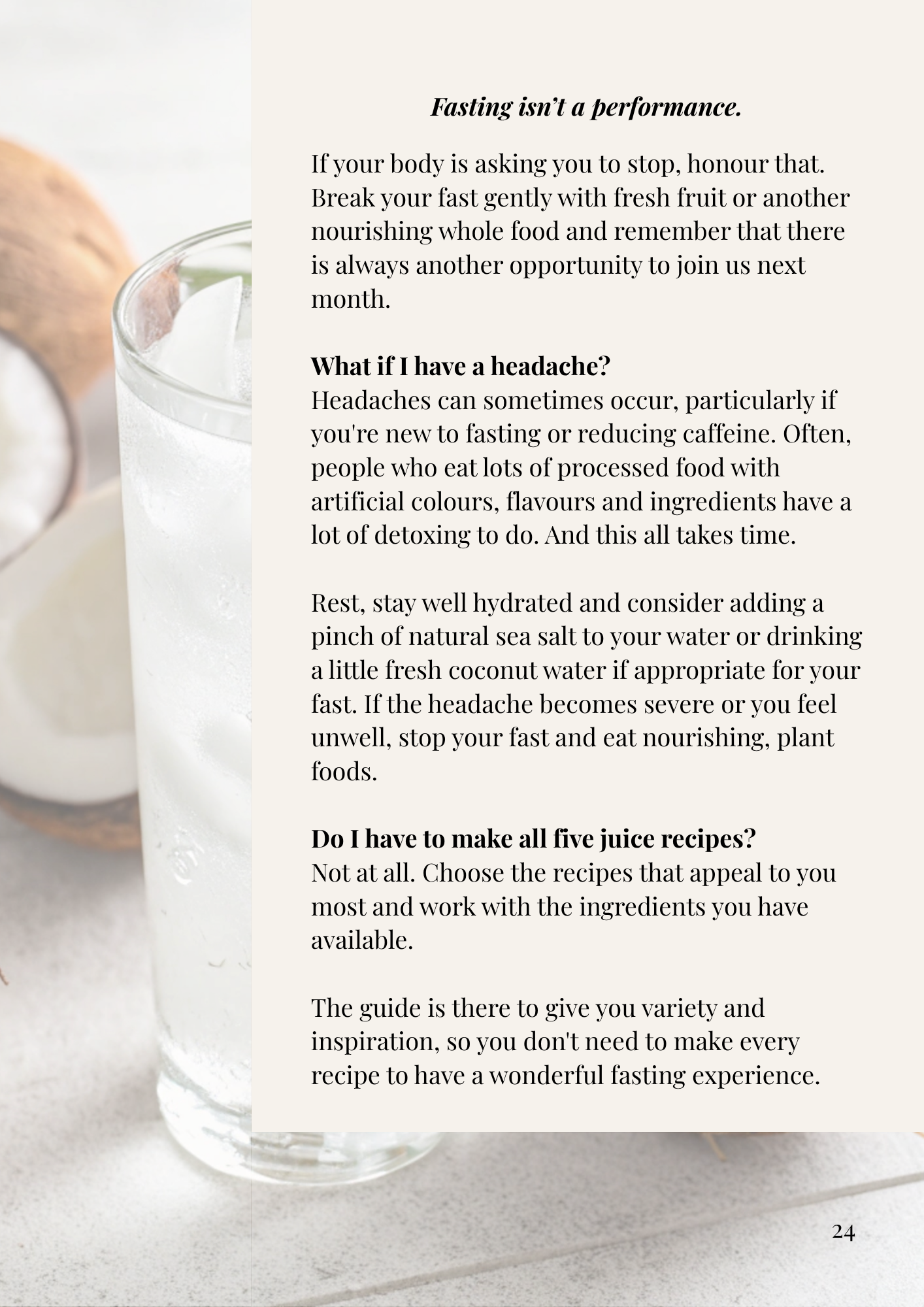 The Raw Food Glow Fasting Circle